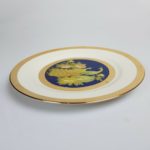 KEITO of JAPAN Fine China Gilt Golden Rim Decorative Plate - Peacock Bird Design | Image 2