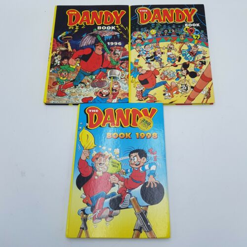 3x THE DANDY BOOK Children's Annual 1996, 1997 & 1998 Desperate Dan | Image 1