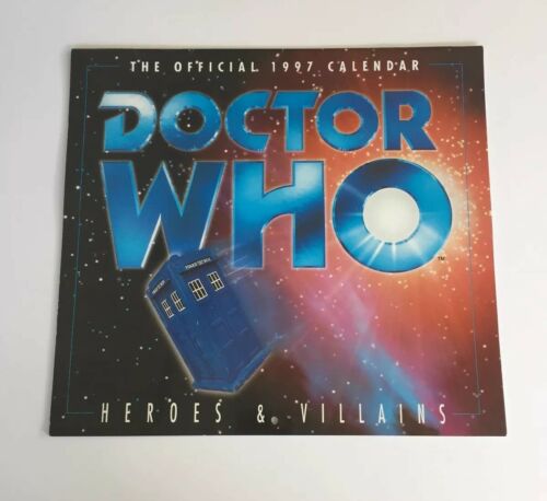 Vintage BBC Doctor Who The Official 1997 Calendar - Heroes & Villains | Image 1