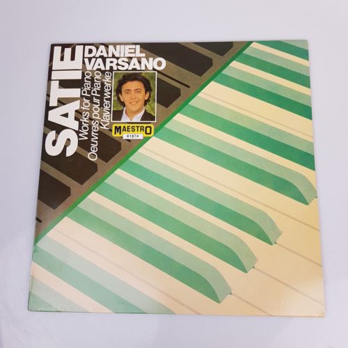 Erik Satie Piano Music Performed by Daniel VARSANO in Works for Piano LP CBS 61874 | Image 1