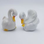 Small 4cm Collectable Pair of MOVITEX Swans - Collectable Decorative Ornament | Image 1