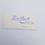 Antique 1903 Signed Card WILSON BARRETT Theatre Actor | Image 1