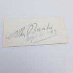 Antique 1903 Signed Autograph Card ARTHUR BOURCHIER Theatre Actor | Image 1