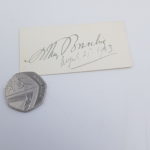 Antique 1903 Signed Autograph Card ARTHUR BOURCHIER Theatre Actor | Image 2