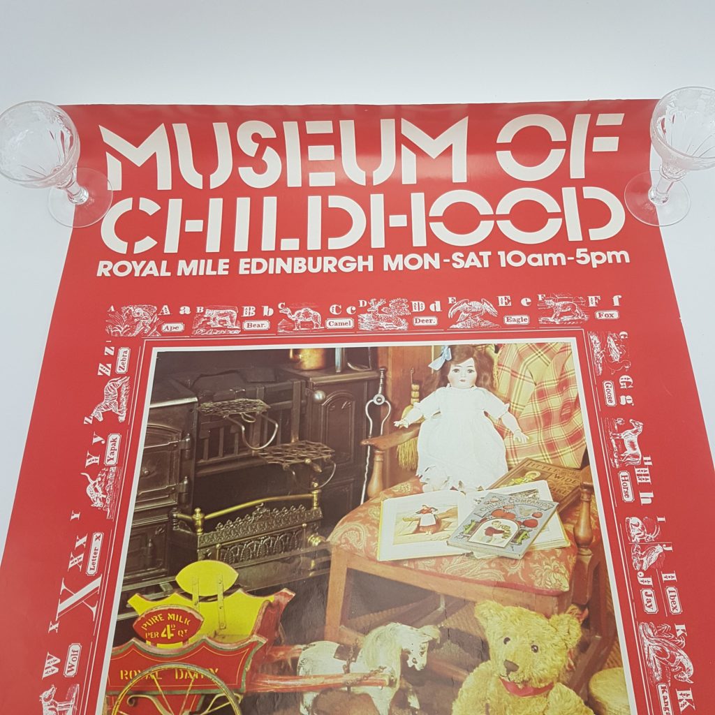 Vintage 1980's Edinburgh Museum of Childhood Poster 30