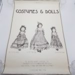 Vintage 1974 Sotherby & Co Auctioneers Costumes and Dolls Sale Poster | Image 1