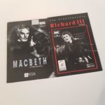 2x Newcastle Theatre Royal Programmes RSC Tour Macbeth & Richard III Signed | Image 1