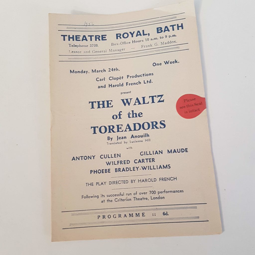 7x Vintage 1950's Theatre Royal Bath Programmes - Various Productions | Image 8
