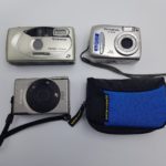 2x Untested DIGITAL Camera's + 35mm Camera. X-715 Canon IXUS & Fujifilm Nexia | Image 1