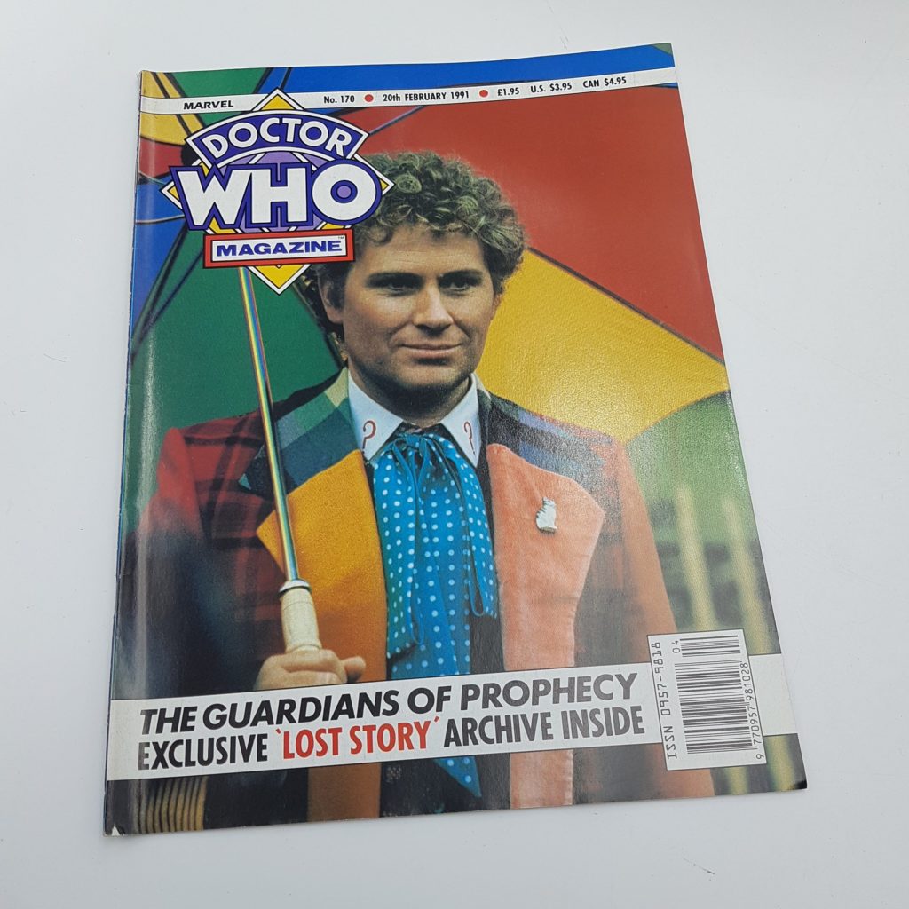 Doctor Who Magazine #170 20th Feb 1991 Colin Baker (VG-NM) UK Marvel Comics | Image 1
