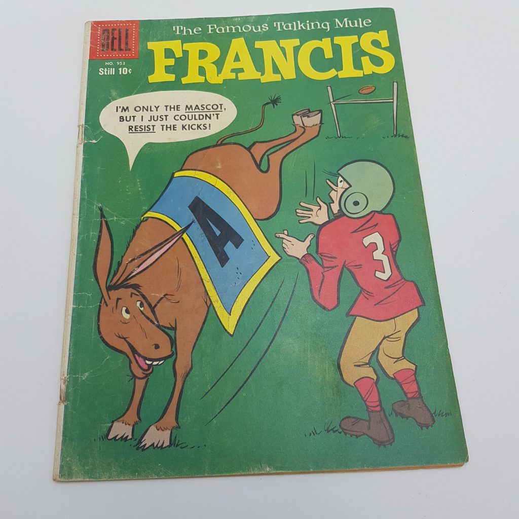 The Famous Talking Mule Francis Comic #953 1958 DELL Comics | Image 1