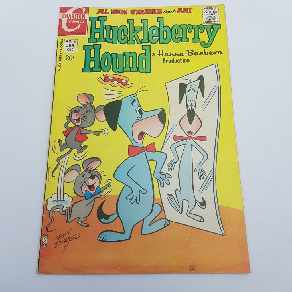HUCKLEBERRY HOUND Comic #8 Jan 1972 USA Charlton Comics G-VG | Image 3