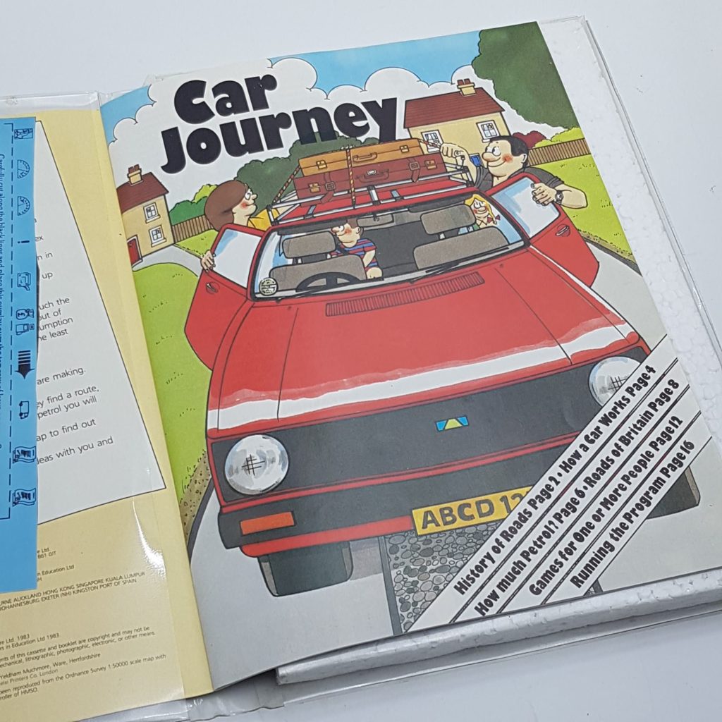 CAR JOURNEY (1983) Mathematics Educational Software Spectrum 48K Book & Tape | Image 4