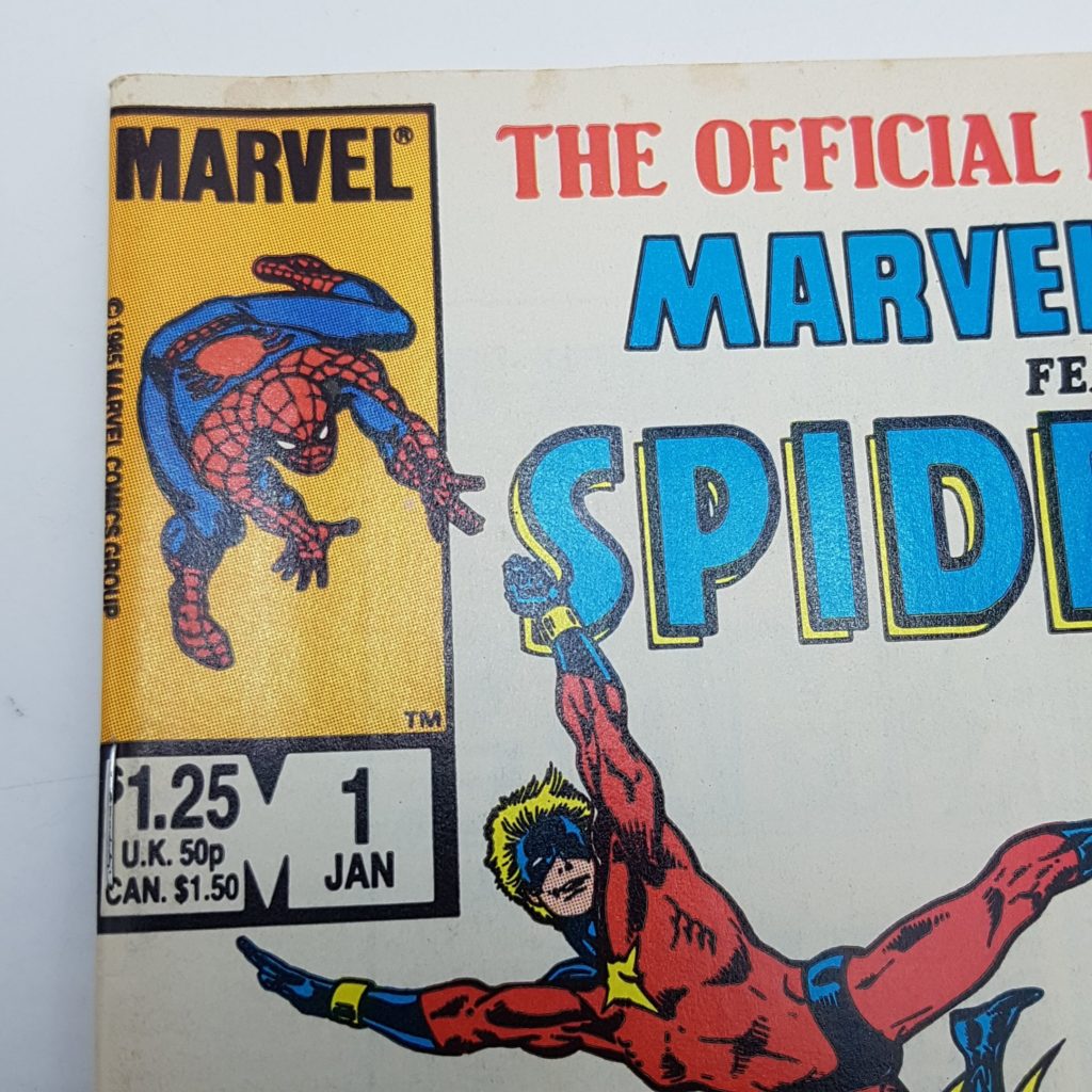 Official Marvel Index To Marvel Team-Up SPIDER-MAN #1 Jan. 1986 VG Comic | Image 9