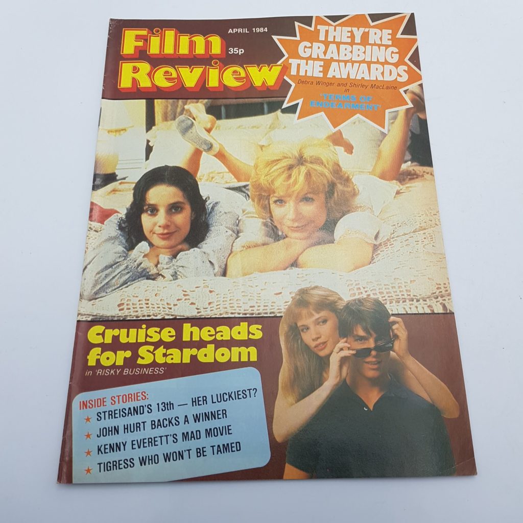 FILM REVIEW UK Movie Magazine April 1984 TERMS OF ENDEARMENT (VG-NM) | Image 1