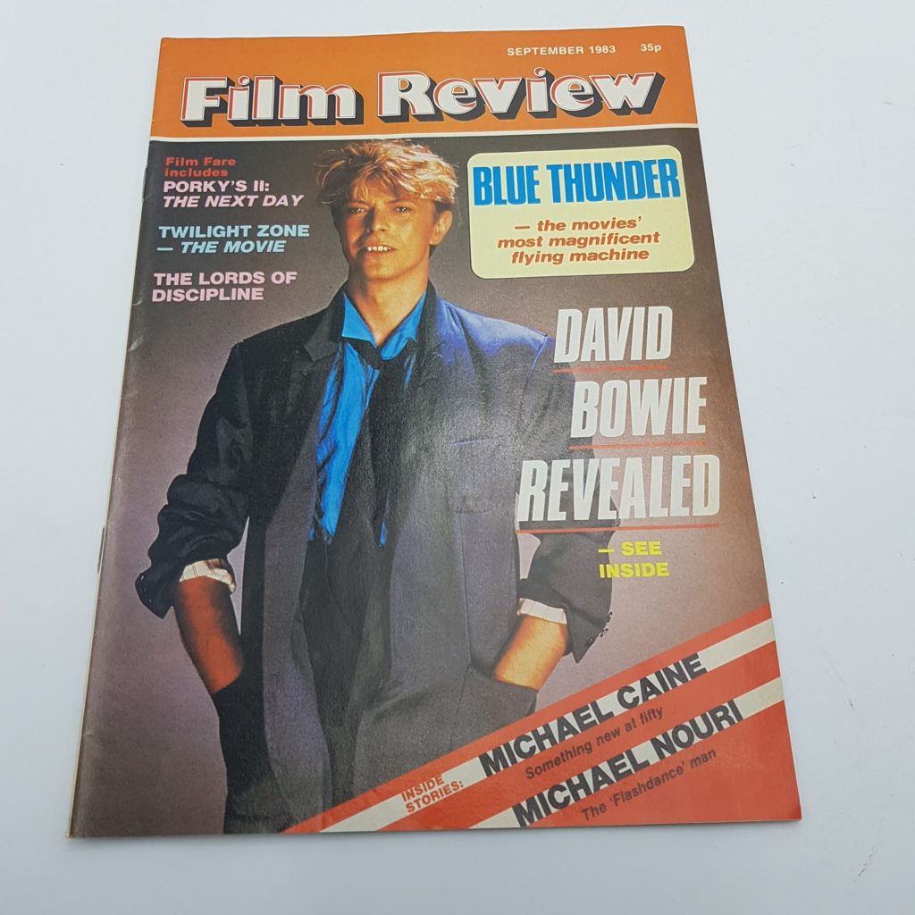 FILM REVIEW UK Movie Magazine Sept. 1983 DAVID BOWIE - TWILIGHT ZONE NM | Image 1