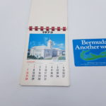Bermuda 1973 Calendar (Spiral Bound) 10x14cm Bermuda Import Agency | Image 2