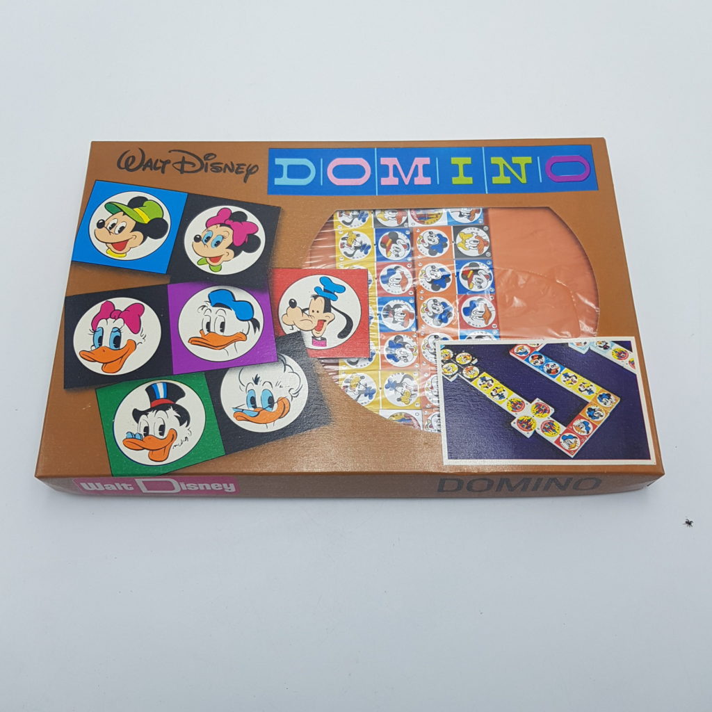 Vintage Walt Disney Dominoes Set [G+] Mickey Mouse [Italy] Boxed | Image 1