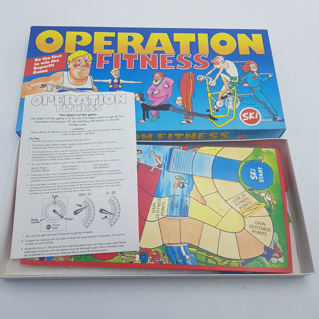 OPERATION FITNESS Waddington's Game (1984) Ski Yoghurt Exclusive Board Game | Image 7