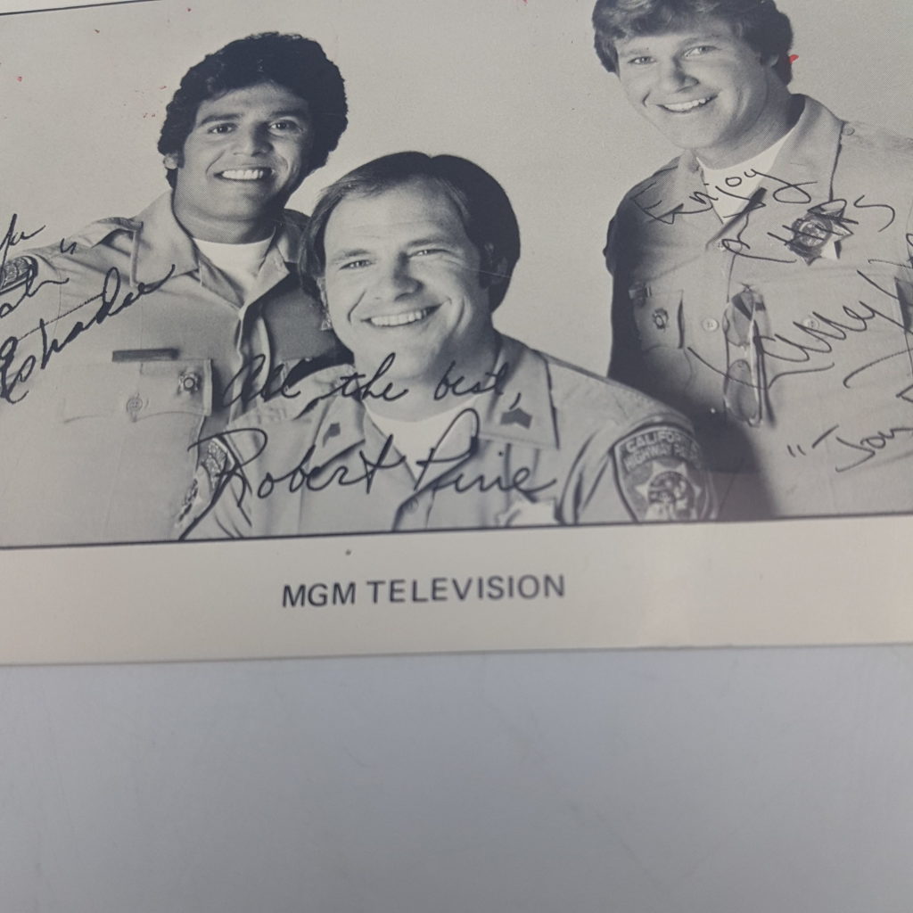 Vintage 1980 MGM Television CHIPS 6x4 Publicity Photo (Pre Printed Signatures) C.H.I.P.S | Image 9