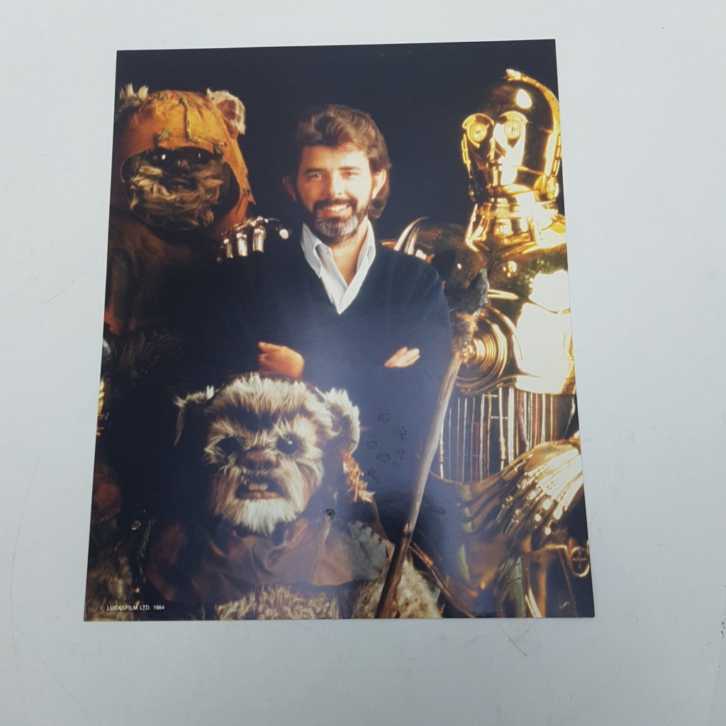 Star Wars 10x8 UK Return of the Jedi (1984) Lobby Card | George Lucas, C3PO & Ewoks | Image 2