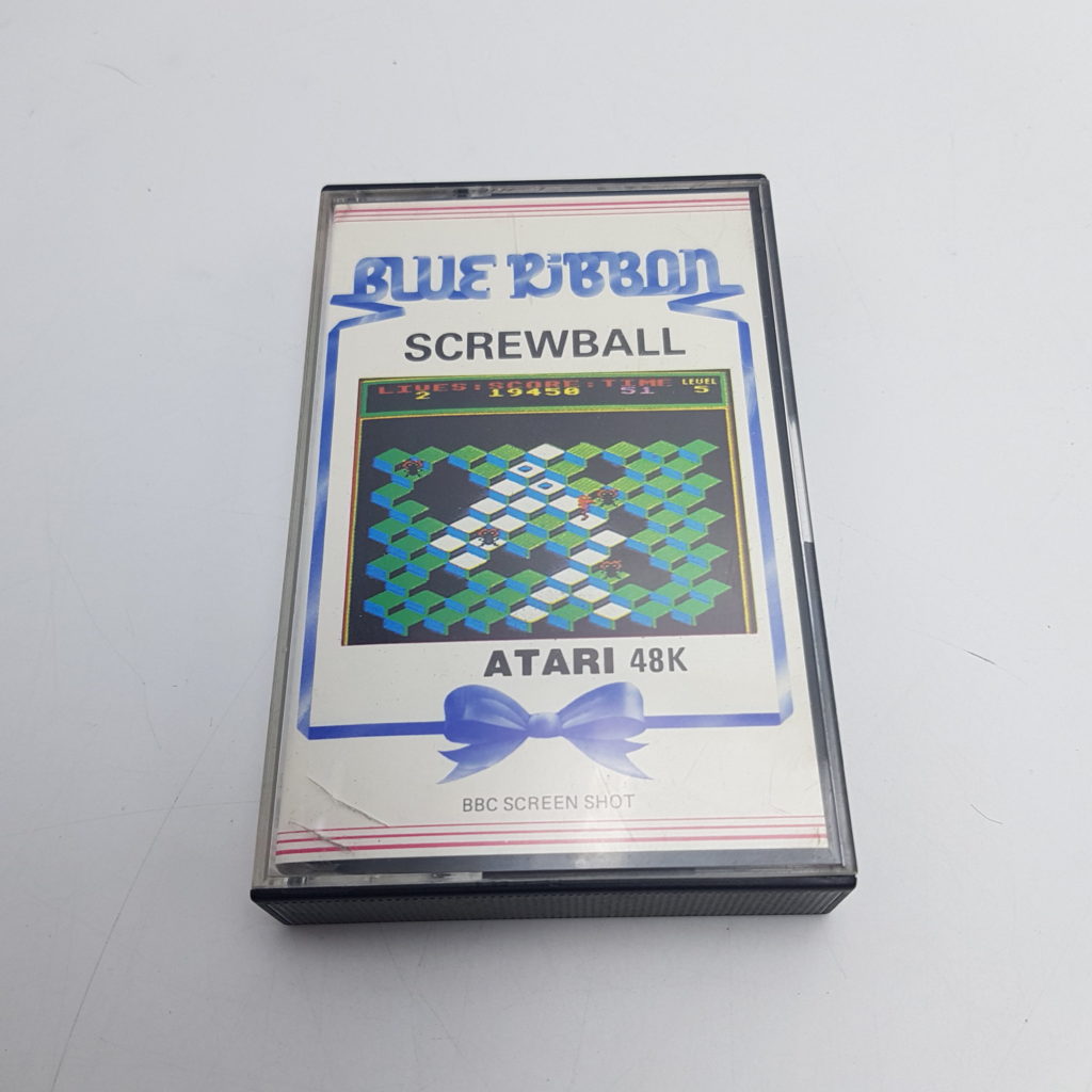 SCREWBALL (1983) Blue Ribbon ATARI 48k Retro Game | Image 1