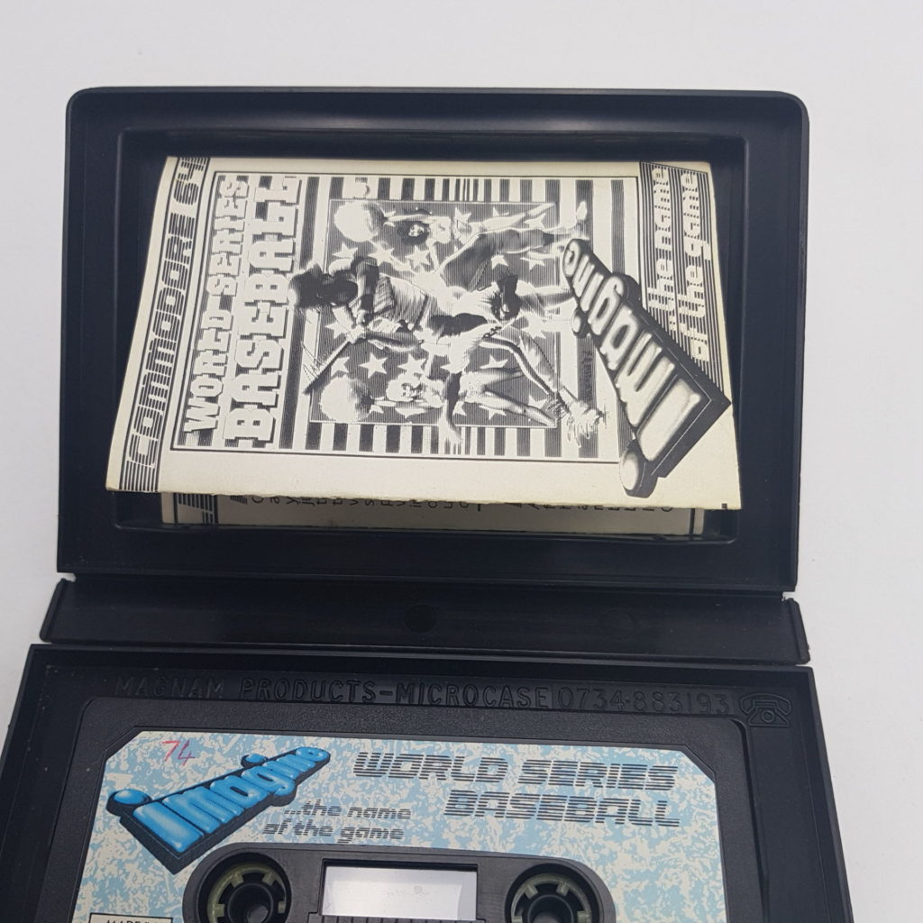 World Series Baseball (1984) Imagine C64 Game Commodore 64 Original Release | Image 6