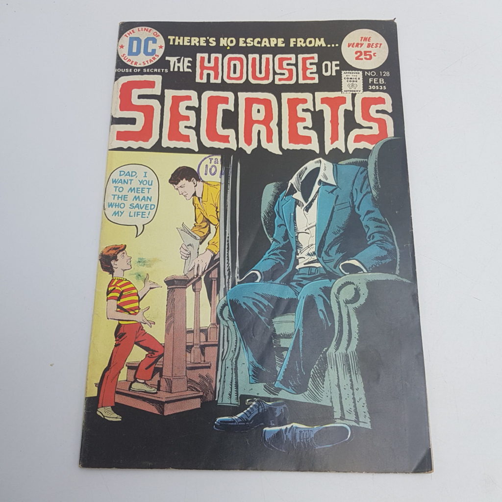 The House of Secrets Comic #128 Feb 1975 US DC Comics - Evel Knievel Back Cover | Image 1