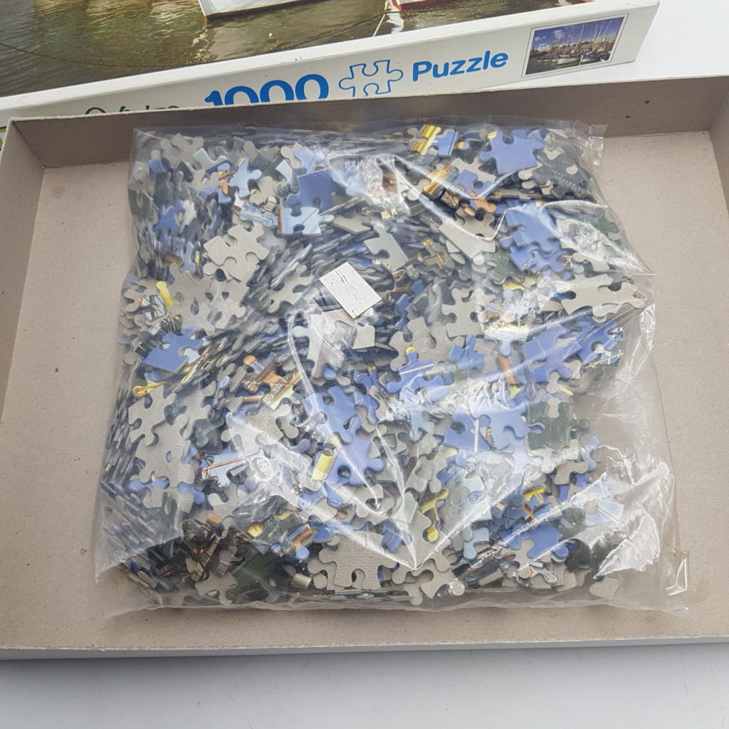 Vintage 1980s Falcon 1000 Piece Jigsaw Puzzle No. 4183 OLD HARBOUR Apollo | Image 5