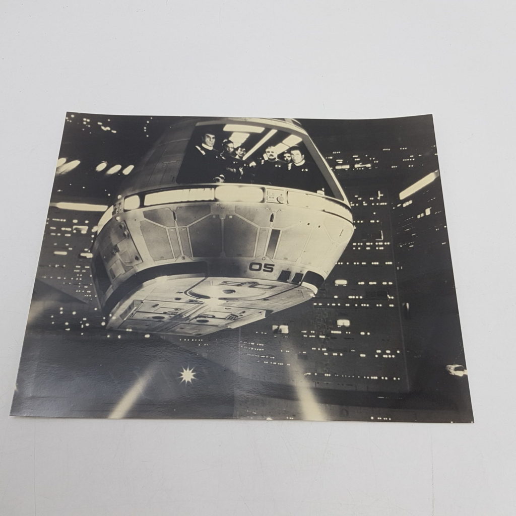 Star Trek IV: The Voyage Home (1986) 10x8 Glossy B&W Photograph Crew Shuttle | Image 1