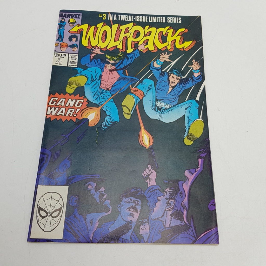 WOLFPACK Comic Issue #3 October 1988 Marvel Comics [VG+] USA Comic | Image 1