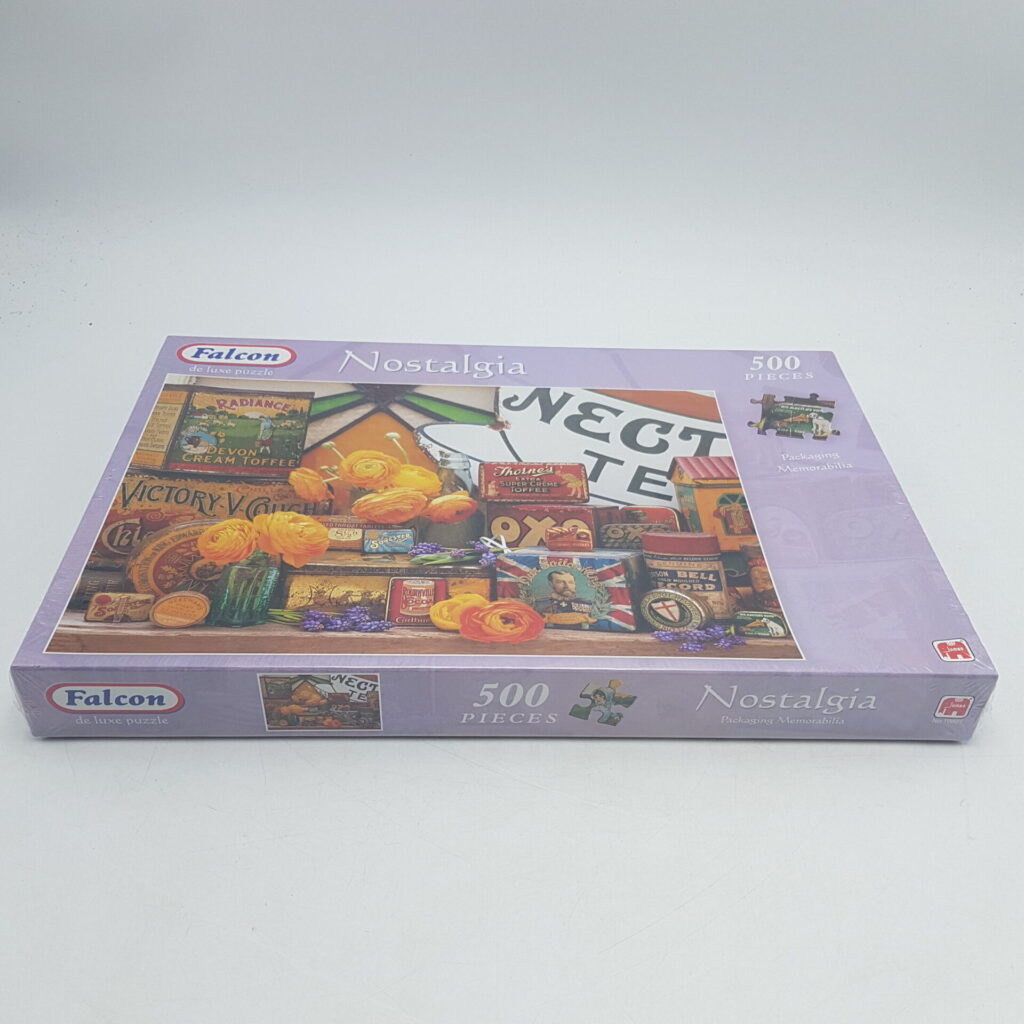 UK Falcon De Luxe 500 Piece Jigsaw Puzzle Nostalgia Packaging Memorabilia (Sealed) | Image 2