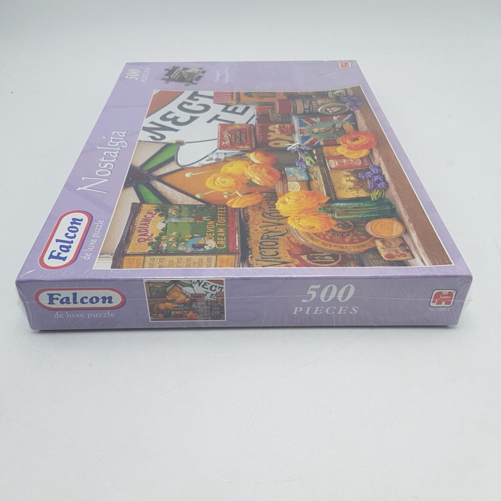 UK Falcon De Luxe 500 Piece Jigsaw Puzzle Nostalgia Packaging Memorabilia (Sealed) | Image 3
