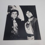 Vintage Battlestar Galactica 10x8 Glossy B&W Photograph [Starbuck & Apollo] | Image 2