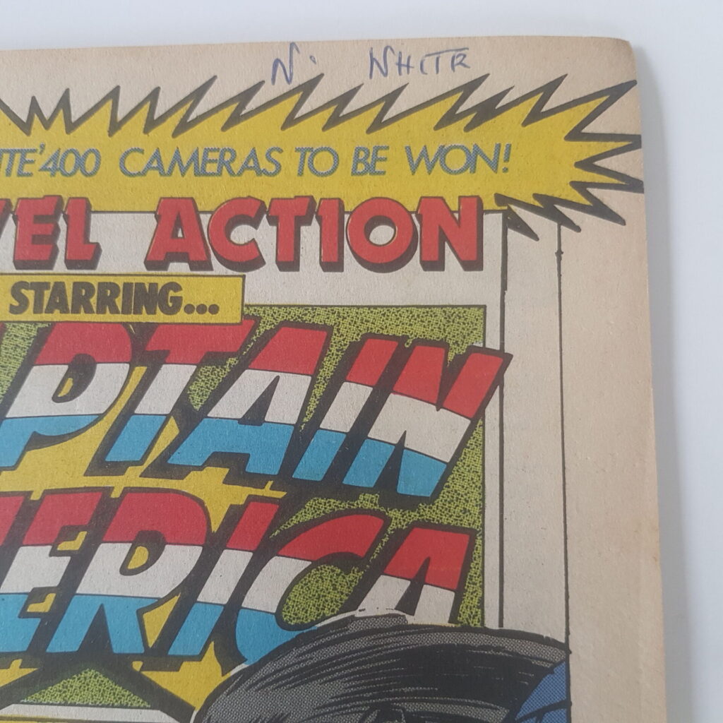 Marvel Action Starring Captain America UK Comic #25 Aug 1981 [G+] Blastaar | Image 3