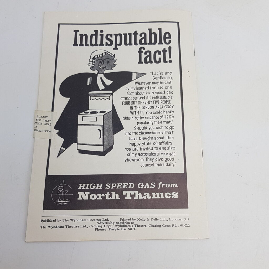 IMPOSSIBLE EVIDENCE Theatre Programme (1965) Wyndham's Theatre JOHN HURT | Image 3