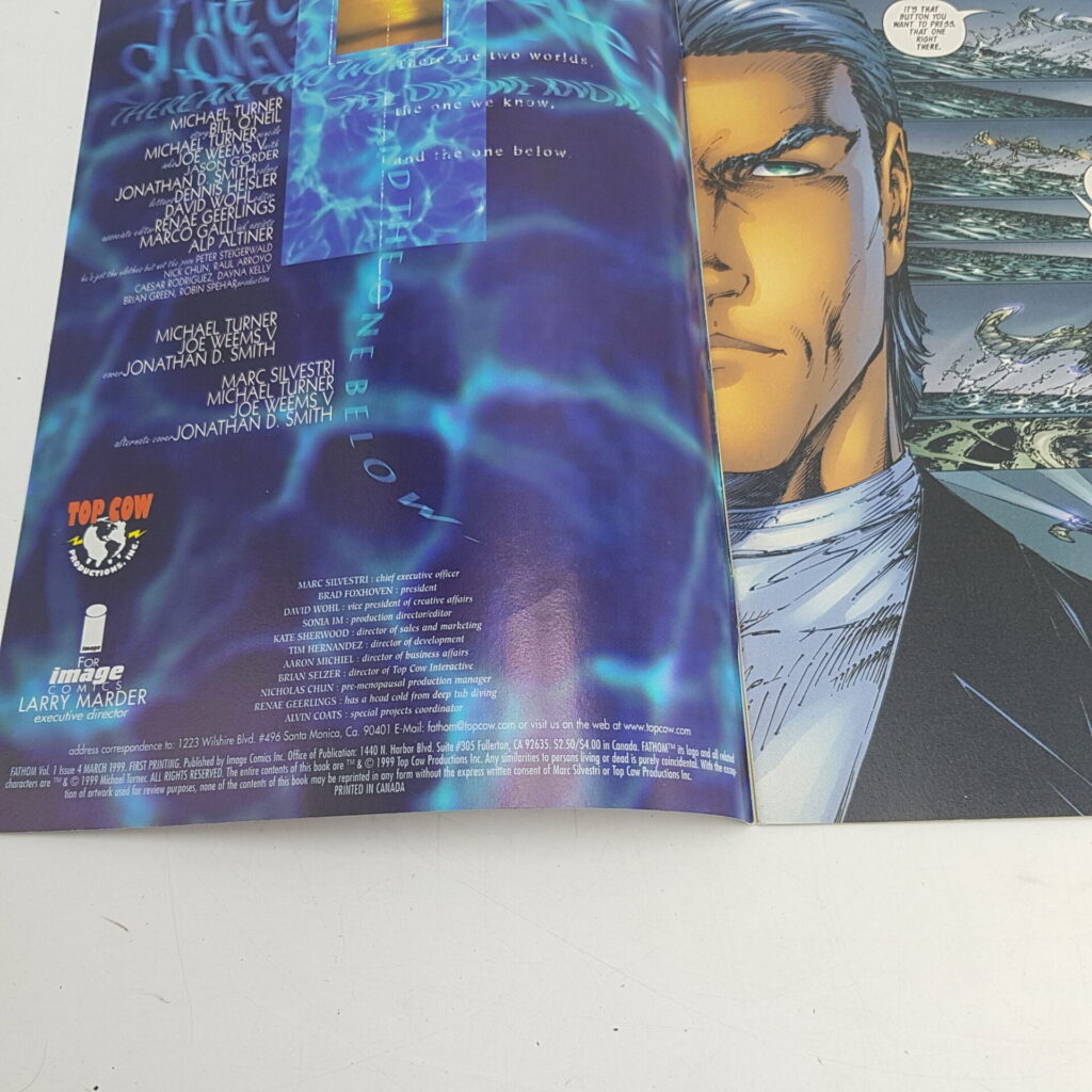 Michael Turner's FATHOM Comic #4 March 1999 [Top Cow] Image (VG-NM) | Image 5