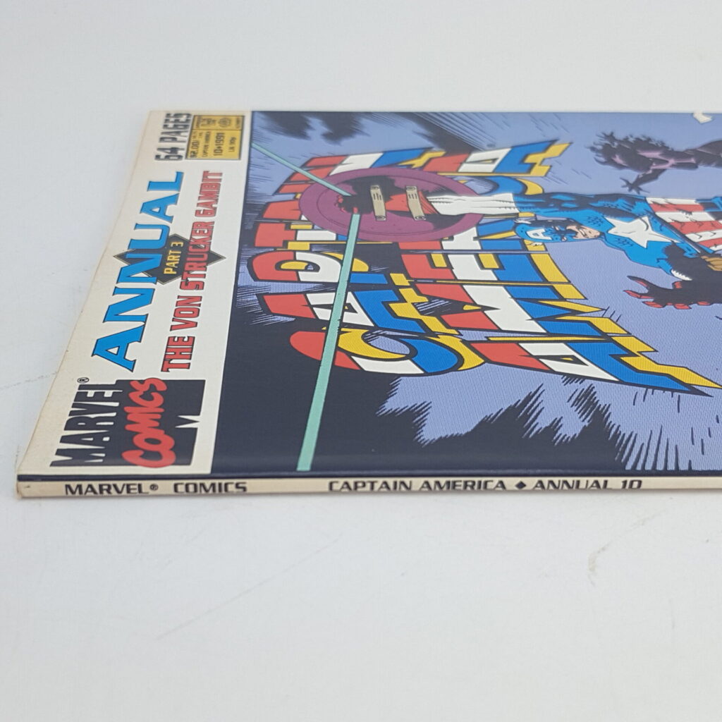 Marvel Comics CAPTAIN AMERICA Comic Annual #10 1991 USA [G+] Von Strucker Gambit | Image 4