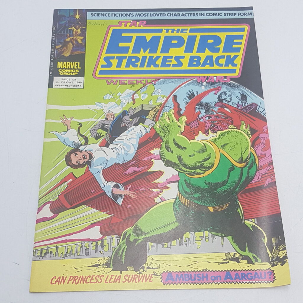 Star Wars: The Empire Strikes Back Weekly Comic #137 Oct. 9th 1980 [VG+] UK | Image 1