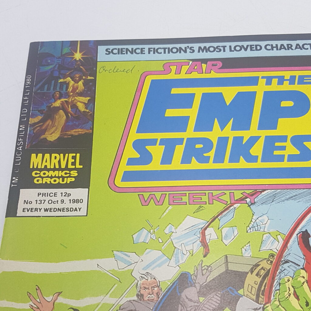 Star Wars: The Empire Strikes Back Weekly Comic #137 Oct. 9th 1980 [VG+] UK | Image 2