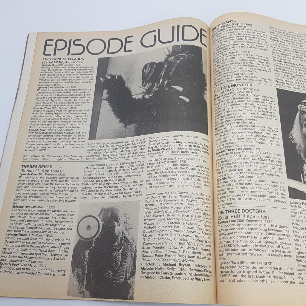 UK Doctor Who Monthly #62 March 1982 The Visitation & Kinda [VG+] Marvel | Image 9