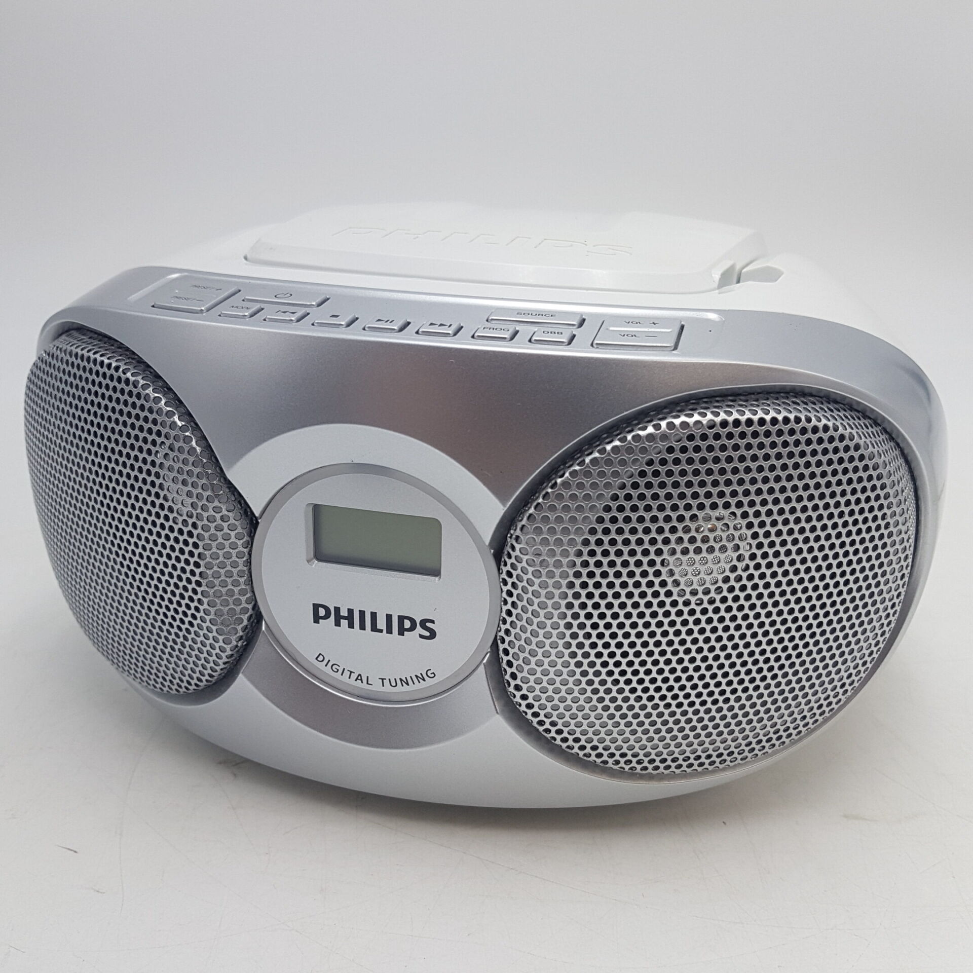 AZ215S/05 + Portable Soundmachine FM [White] Radio Compact CD Philips