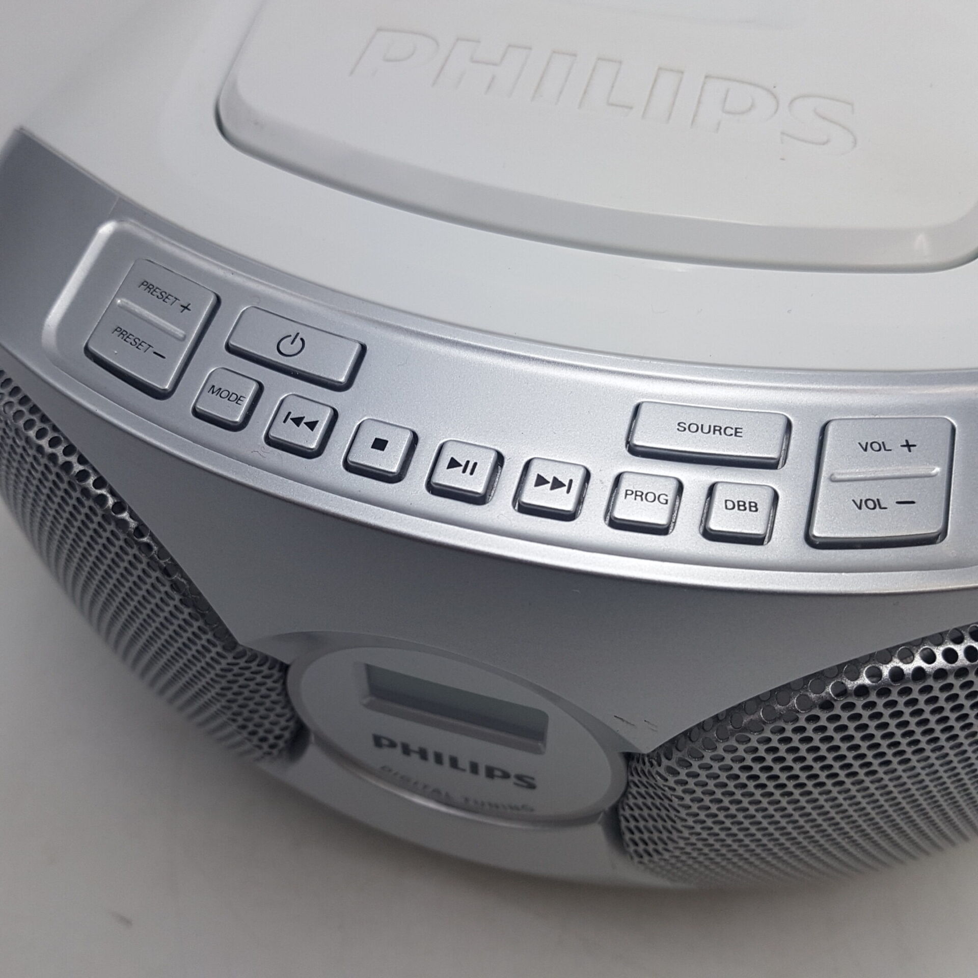 CD Radio AZ215S/05 FM Compact Philips [White] Soundmachine Portable +