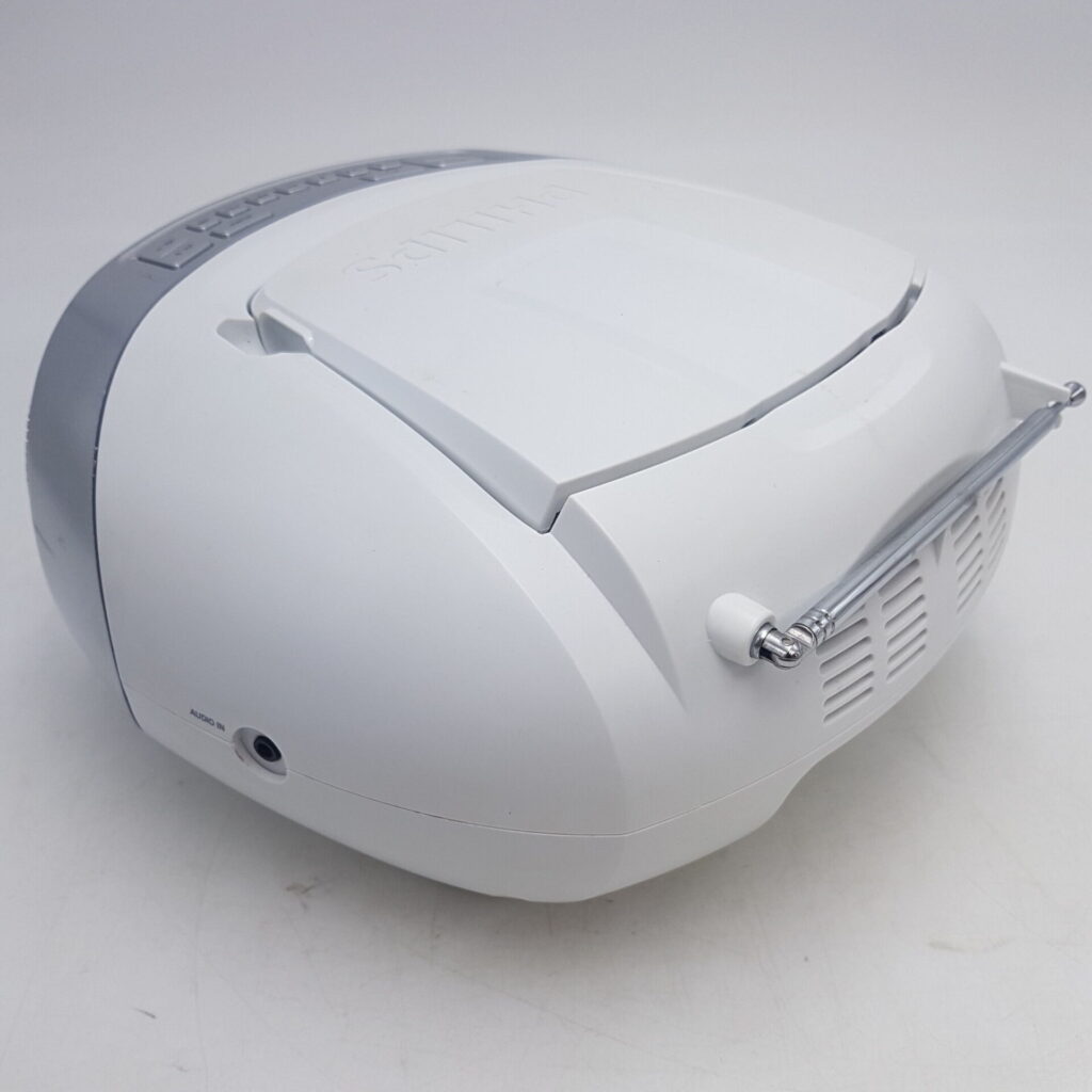 Portable [White] AZ215S/05 Compact + Soundmachine CD FM Philips Radio