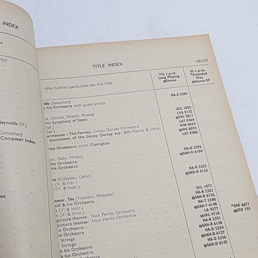 DECCA Group Records Supplementary Catalogue #3 Oct 1960 - Sept 1961 [PB] | Image 6