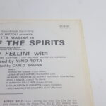 JULIET OF THE SPIRITS Original Soundtrack LP Record (1965) STL5317 [Stereo] | Image 6