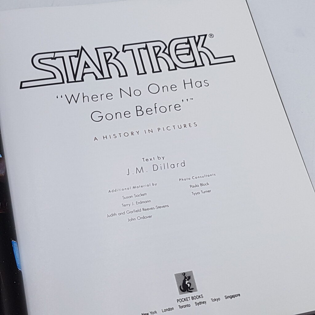 Star Trek Where No One Has Gone Before (1994 1st Ed) J.M. Dillard [HB] Near Mint | Image 6