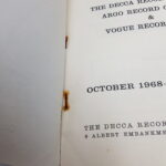 UK DECCA Group Records Supplementary Catalogue #1 Oct. 1968 - Jan. 1969 [PB] | Image 6