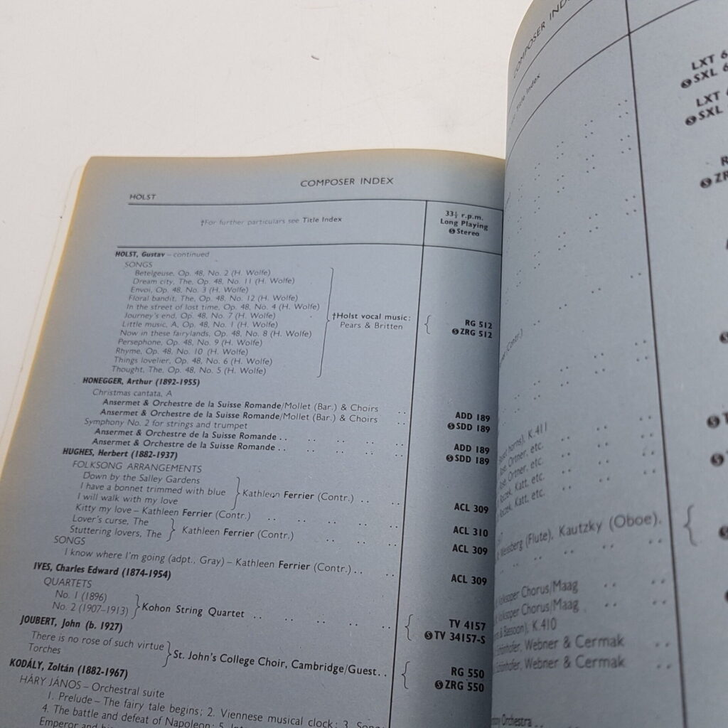 UK DECCA Group Records Supplementary Catalogue #1 Oct. 1968 - Jan. 1969 [PB] | Image 8