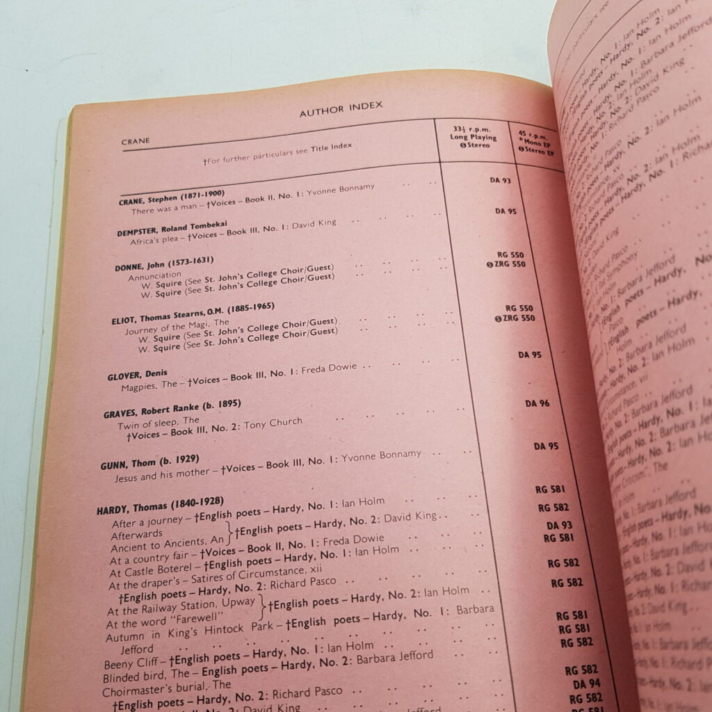 UK DECCA Group Records Supplementary Catalogue #1 Oct. 1968 - Jan. 1969 [PB] | Image 9